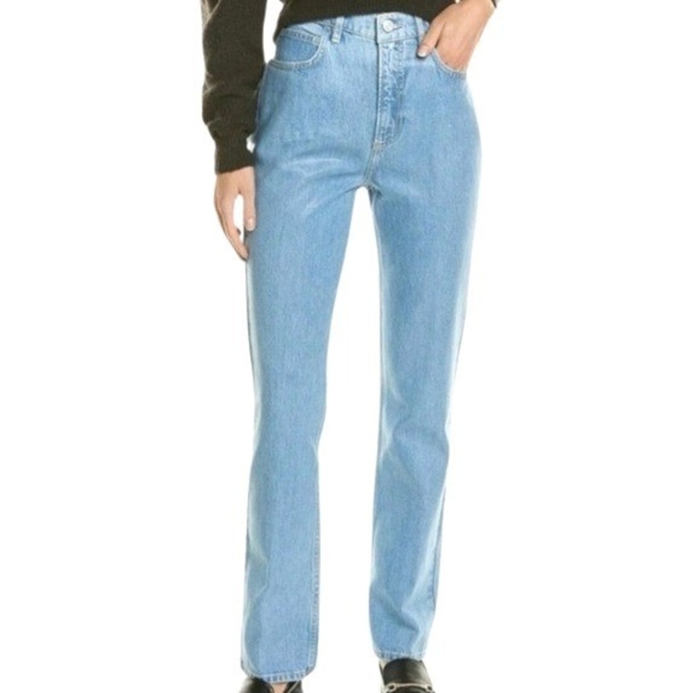 FRAME‎ NWT Le High N Tight Straight Jeans Poolside Blue High Rise 100% Cotton 26